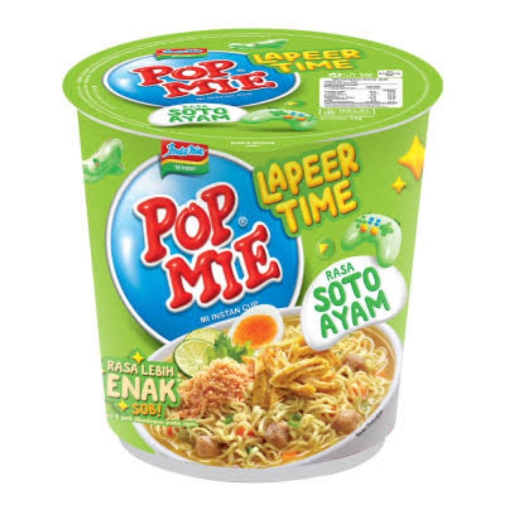 

5 PCS POP MIE RASA SOTO AYAM 75 GRAM