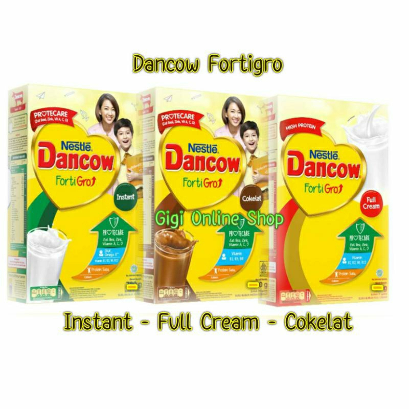 

[oddsolshop] pekanbaru/Nestle Dancow FortiGro 390GR 3 Rasa Full Cream Instant Cokelat Chocolate
