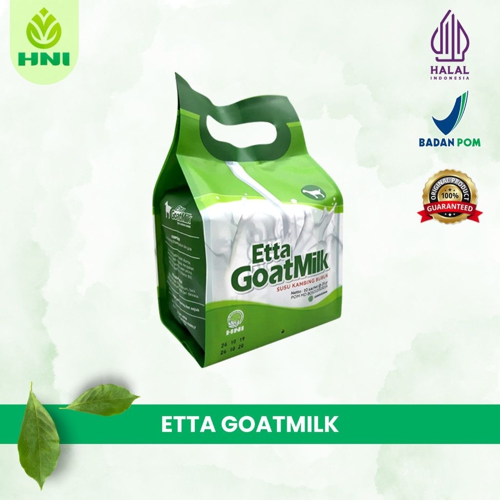 

Etta Goat Milk - Susu Kambing Ettawa Bubuk Original Berkhasiat Menyembuhkan Asma Dan Pengganti Asi Asli Rekomended - HNI BPOM