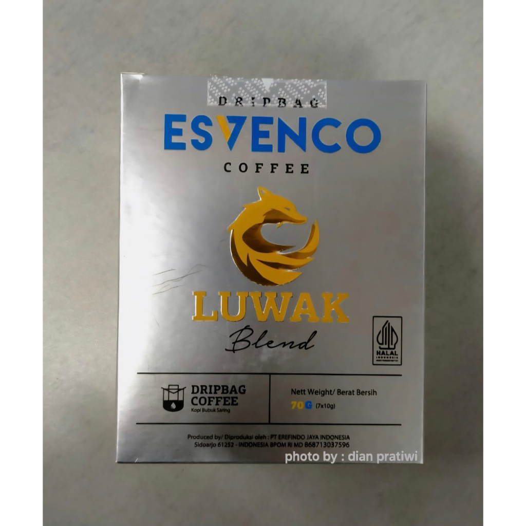

ESVENCO LUWAK BLEND DRIP BOX 7 X 10 GR