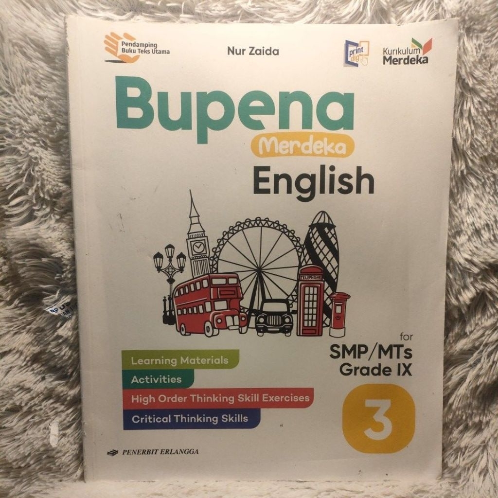 bupena merdeka english kelas 3 smp kurikulum merdeka