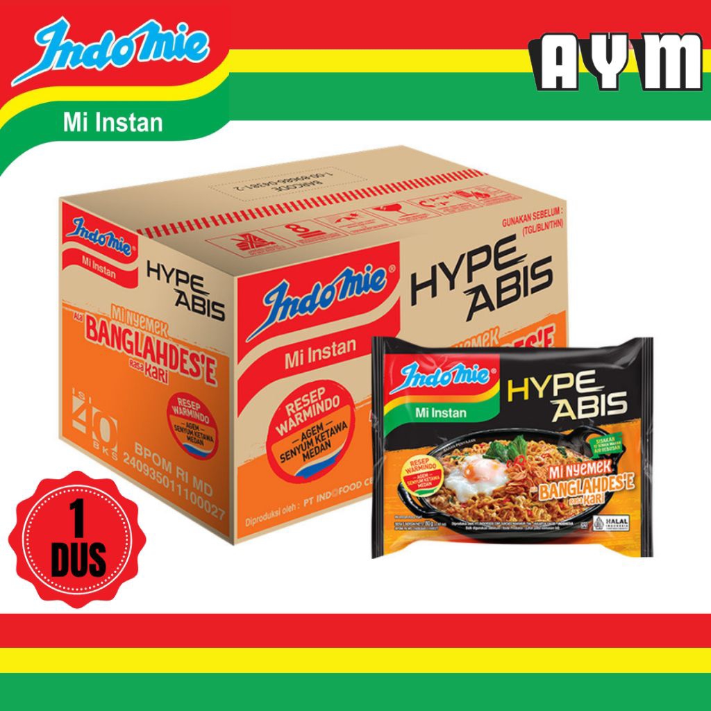 

INDOMIE MIE INSTANT BANGLADES'E (1 DUA)