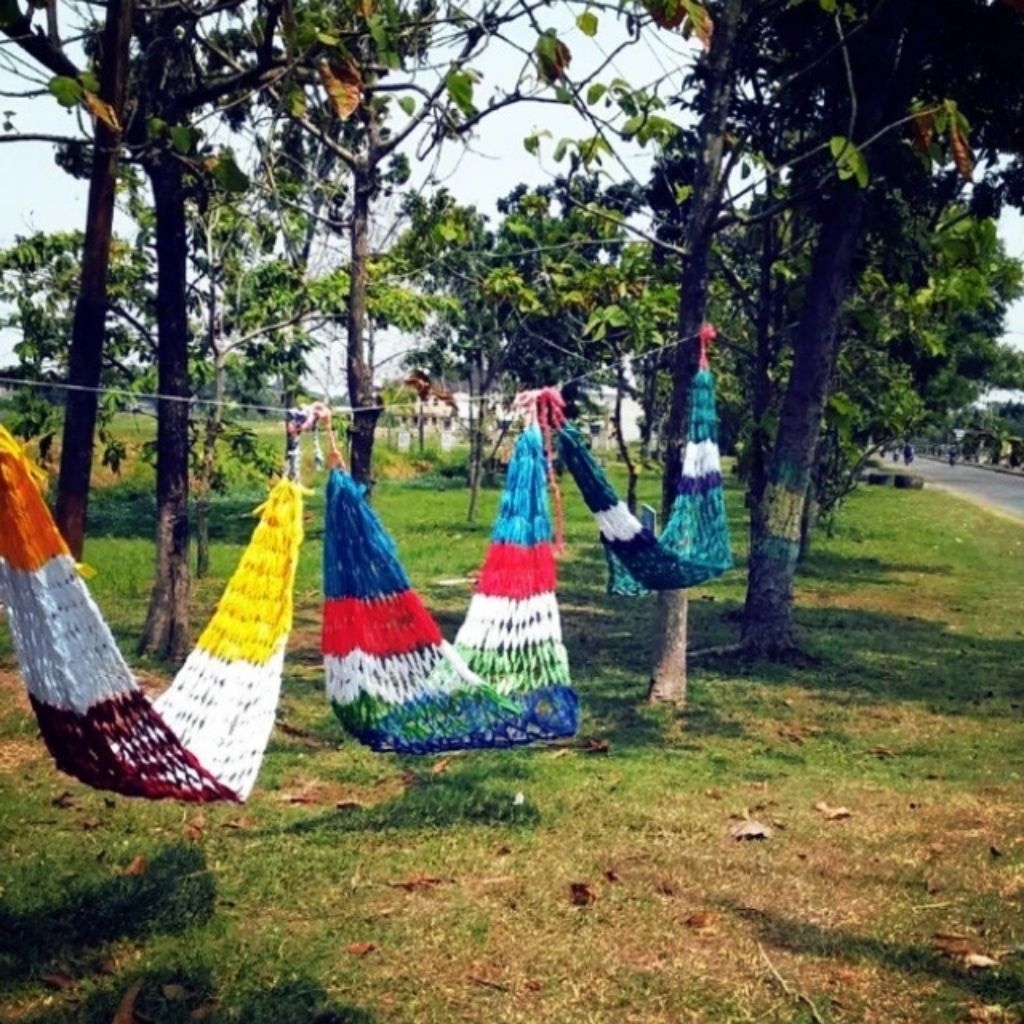 Ayunan Tali Rajut//Ayunan Gantung pohon//Ayunan Jaring//Hammok