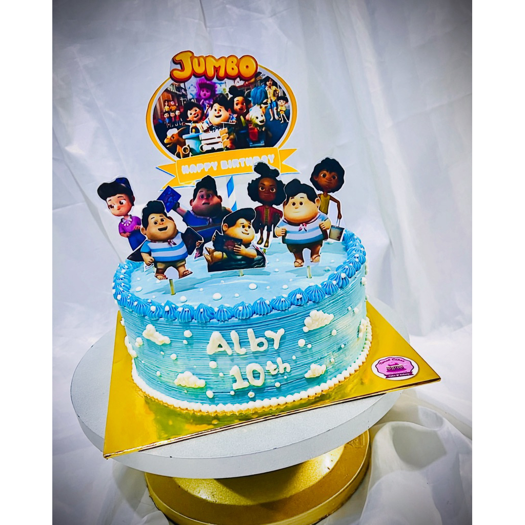 

Kue Ulang tahun karakter Jumbo / bisa costume