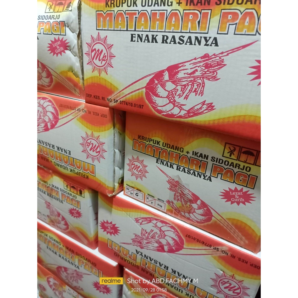 

KERUPUK UDANG CAP MATAHARI PAGI 5KG