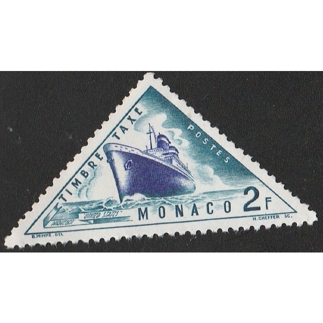 

A 12431 SATU BUAH PRANGKO BERBENTUK SEGITIGA NEGARA MONACO NOMINAL 2F TEMA KAPAL DENGAN KONDISI BELUM ADA CAP