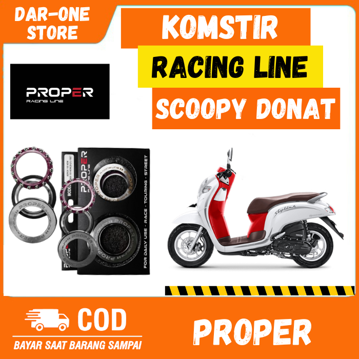 KOMSTIR PROPER RACING BALL RACE HONDA SCOOPY DONAT  K16 ORIGINAL PROPER