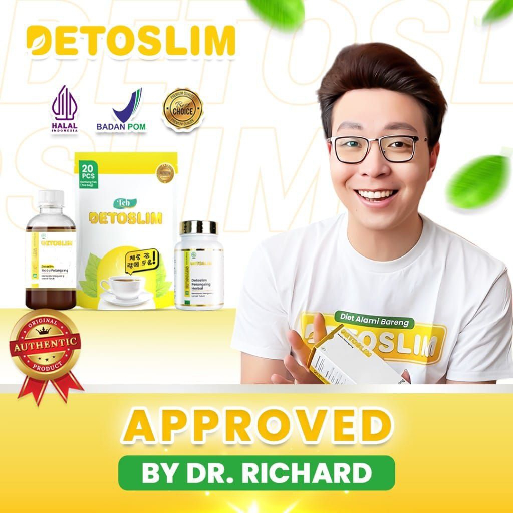 Madu Detoslim + Teh Detoslim 1Paket Madu Diet Herbal Paling Ampuh Menurunkan Berat Badan