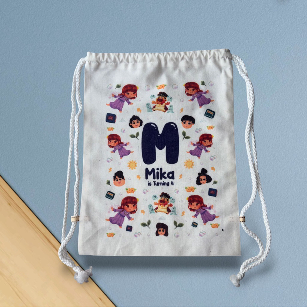 

Custom Goodiebag Drawstring Backpack Ukuran 35x40