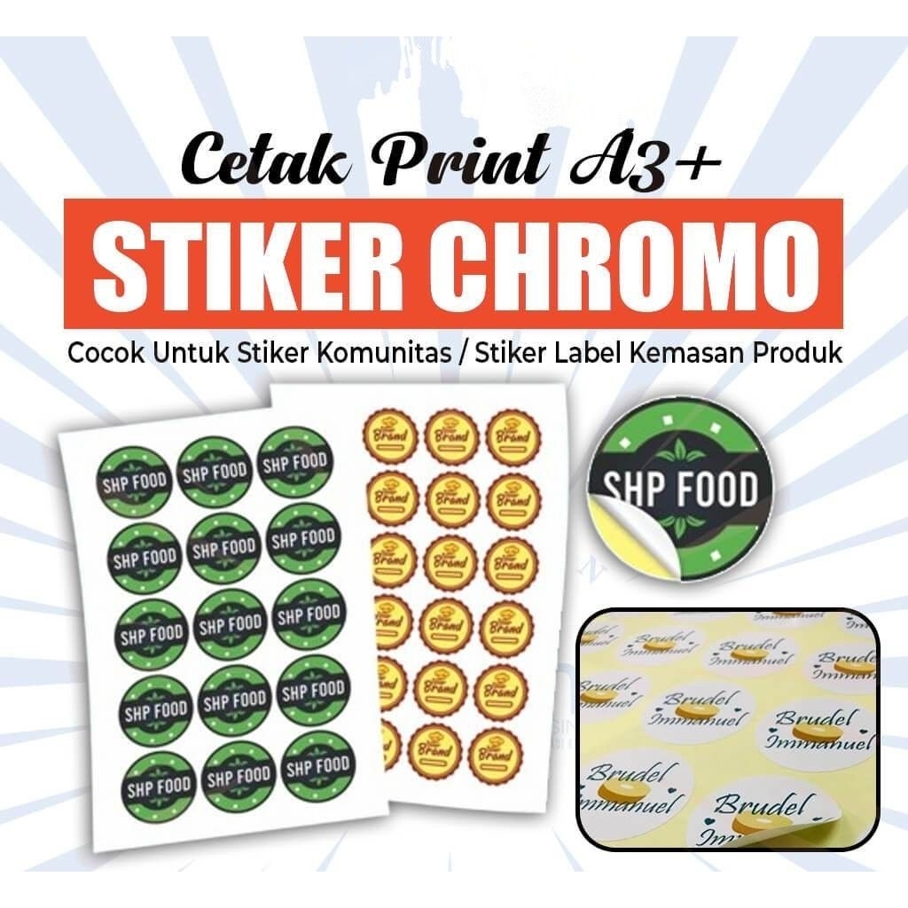 

Star Cetak Sticker Cromo A3+|Print + Kiss Cut