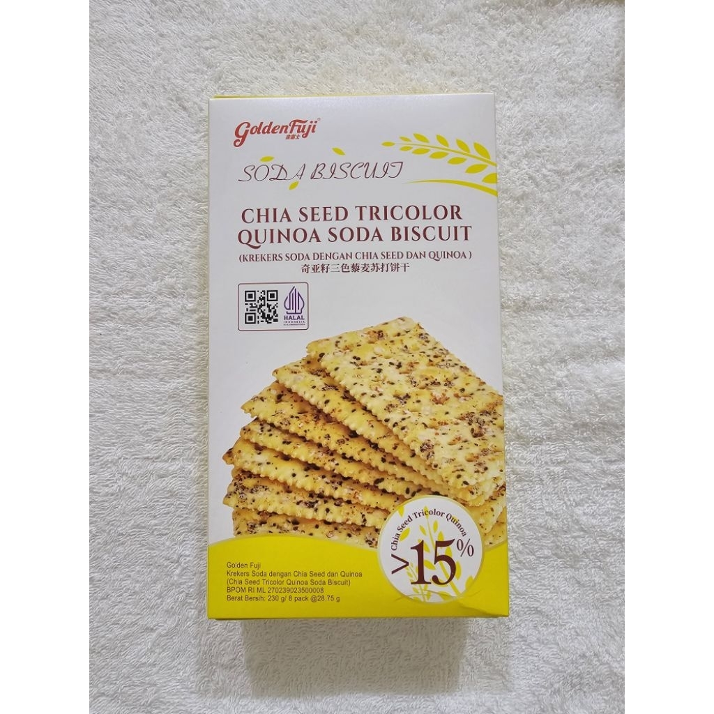 

Golden Fuji Chia Seed Tricolor Quinoa Soda Biscuit