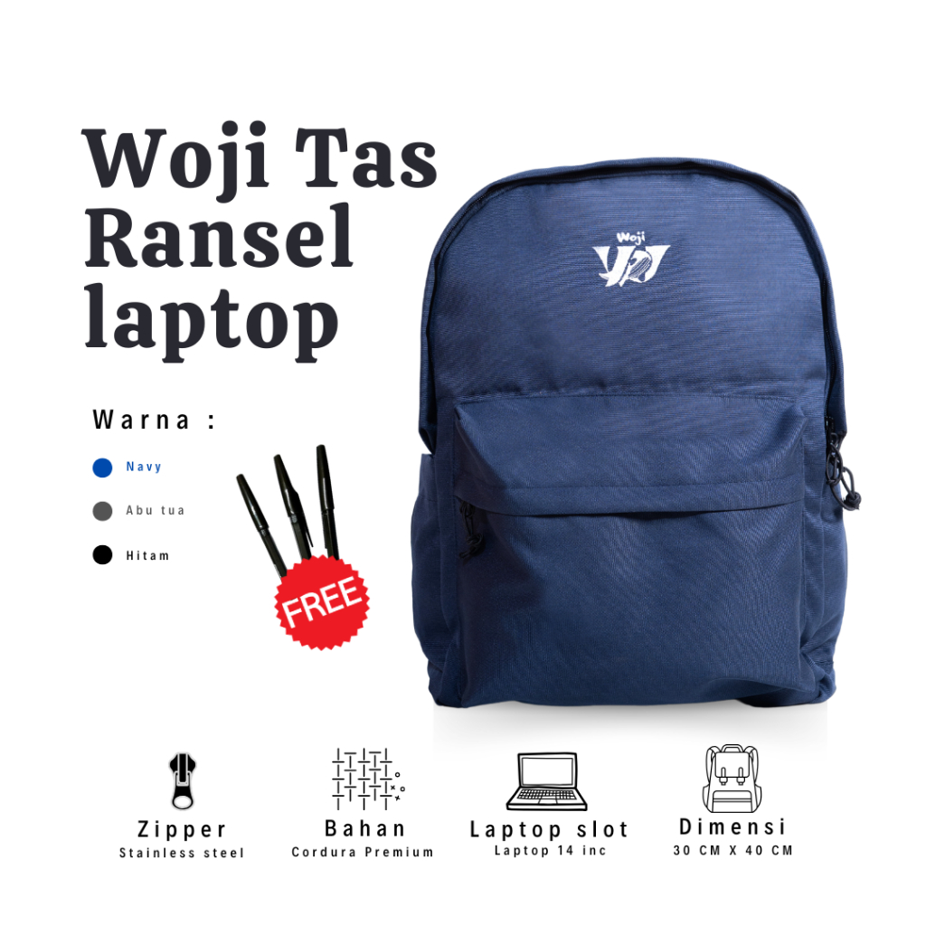 TAS RANSEL LAKI LAKI - TAS SEKOLAH PRIA WANITA SD DAN SMP - BORDIR KEREN KARAKTER - RANSEL SEKOLAH C
