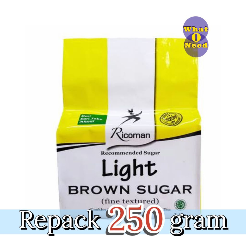 

Ricoman LIGHT Brown Sugar (REPACK) 250 gram
