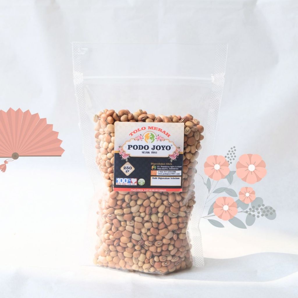 

Kacang Tolo Merah Podo Joyo 250GR ( Grade A )
