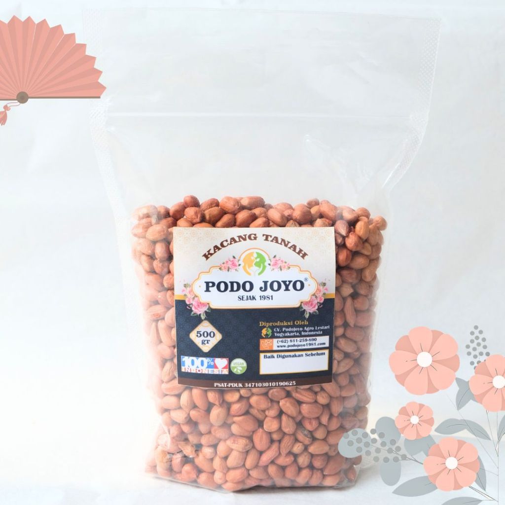 

Kacang Tanah Lokal Podo Joyo 500GR ( Grade A )