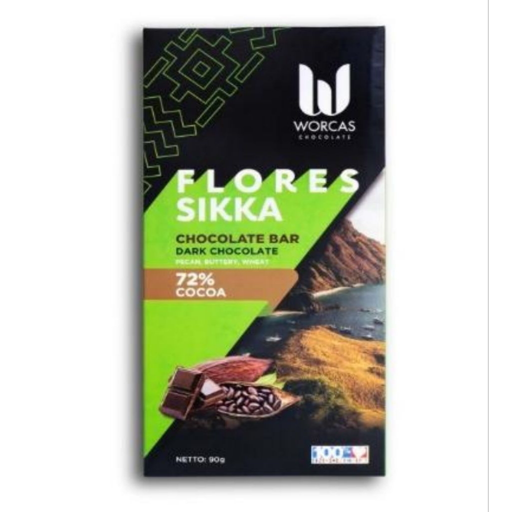 

Chocolate Bar Worcas Flores Sikka 90gr