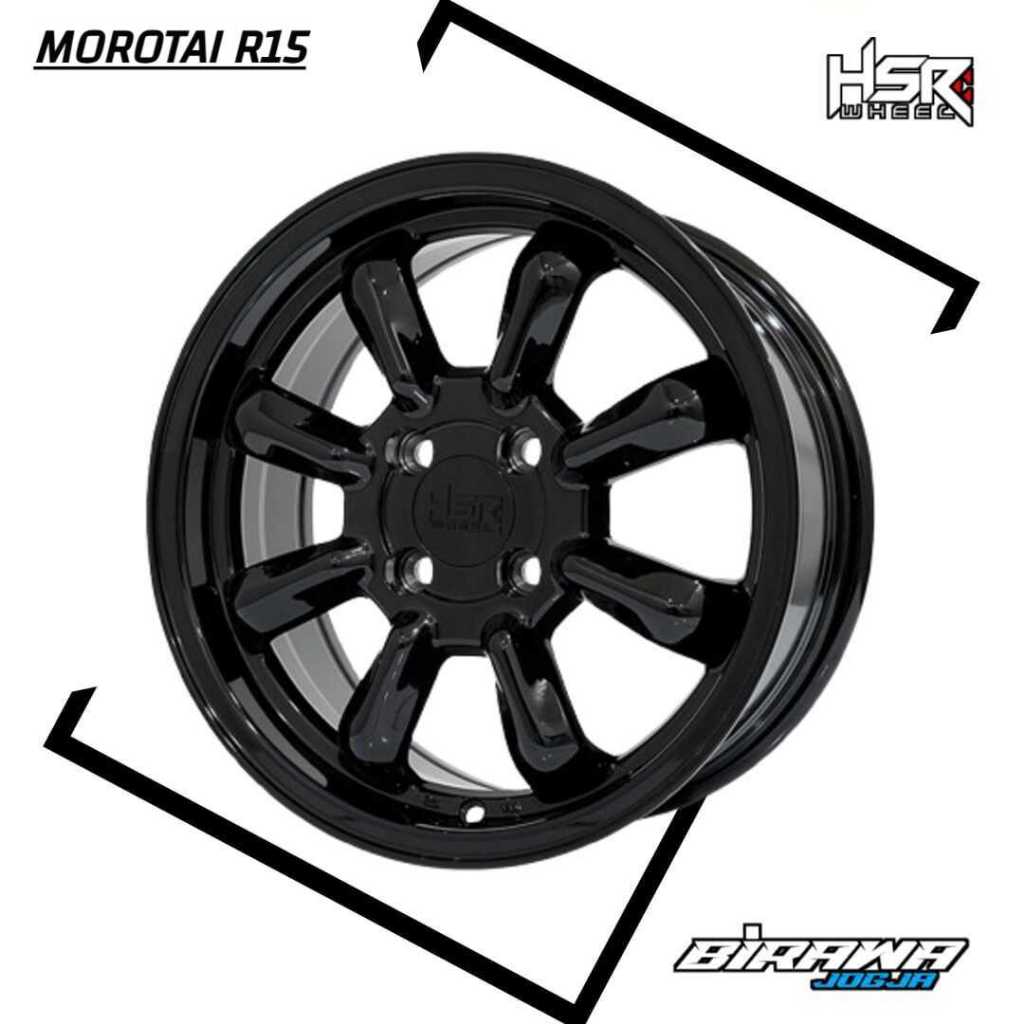 HSR Morotai R15 Pcd 4x100 Model Pelek Watanabe Buat Ayla Agya Vios City Brio Vinfast