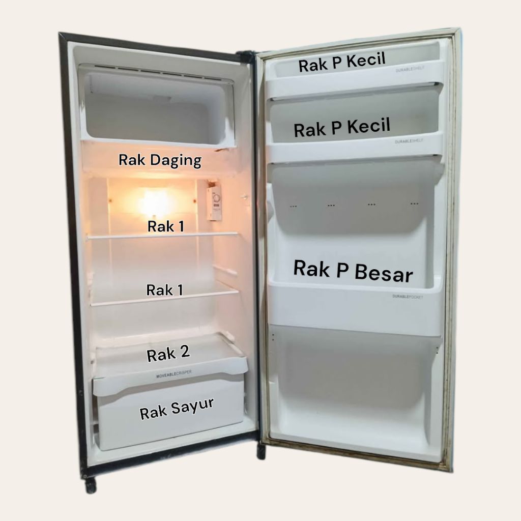 Rak Kulkas Panasonic 1 Pintu