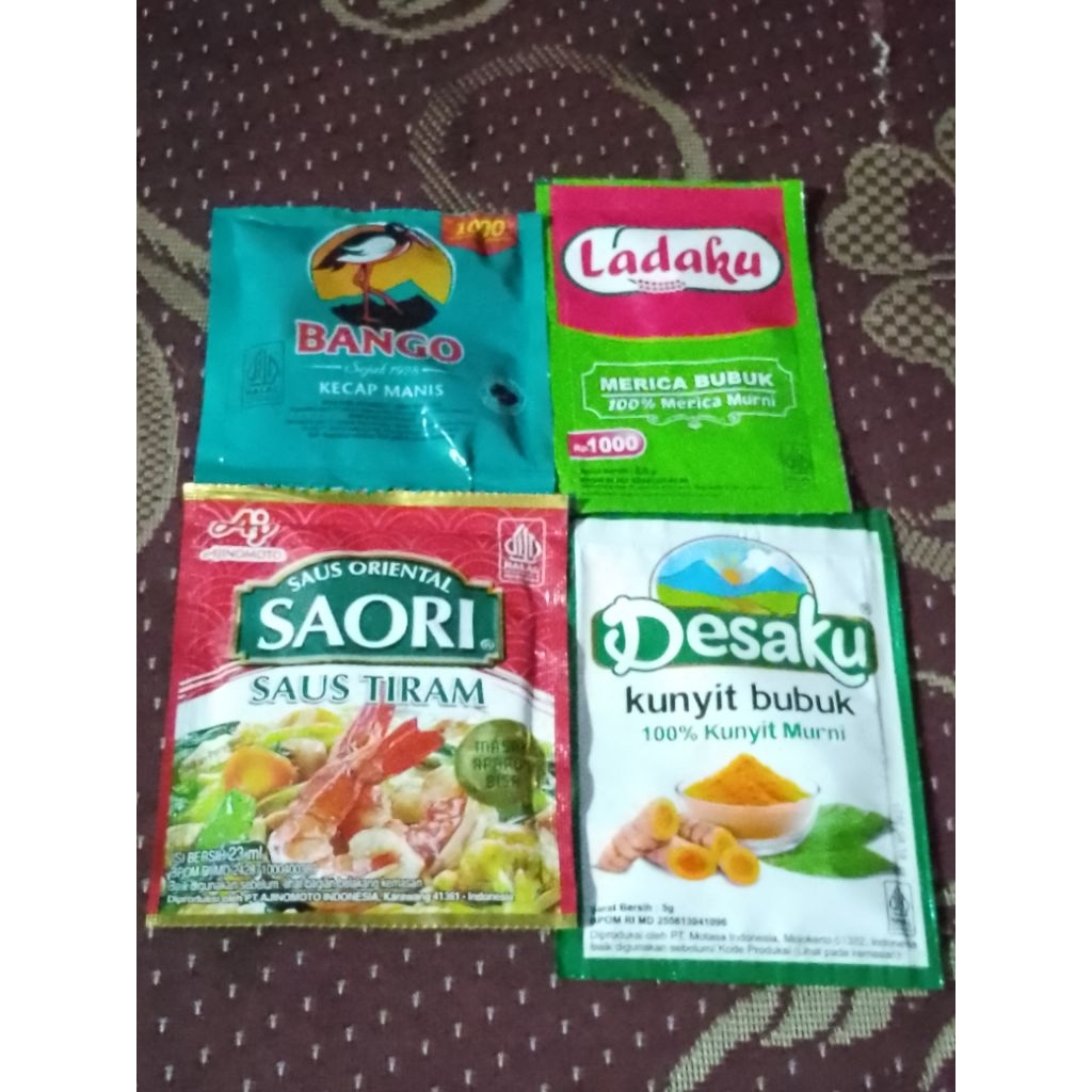 

Kecap Bango+Kunyit Bubuk+Saori Saus Tiram+Ladaku Paket 3Ak (TRB154)