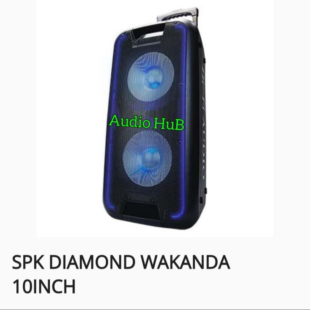 Tanaka Diamond Wakanda 10 Inch Speaker Aktif Portable Garansi Resmi