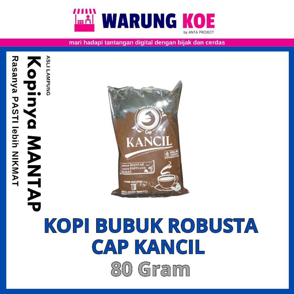 

KOPI BUBUK LAMPUNG (CAP KACIL) - 80 gram
