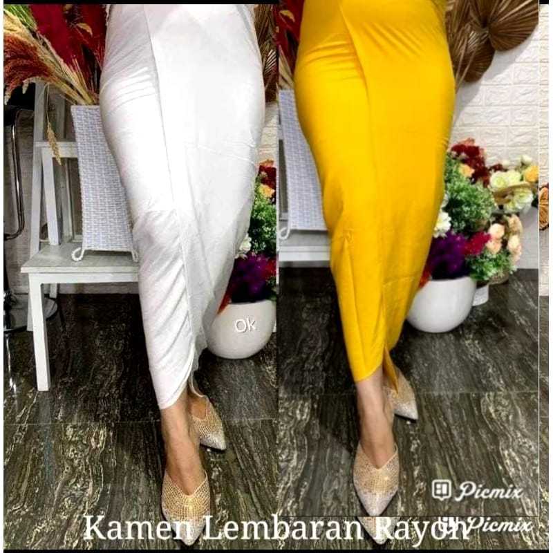 Grosir Kamen Lembaran Rayon Polos / Kamen Lembaran Bali Ukuran Dewasa