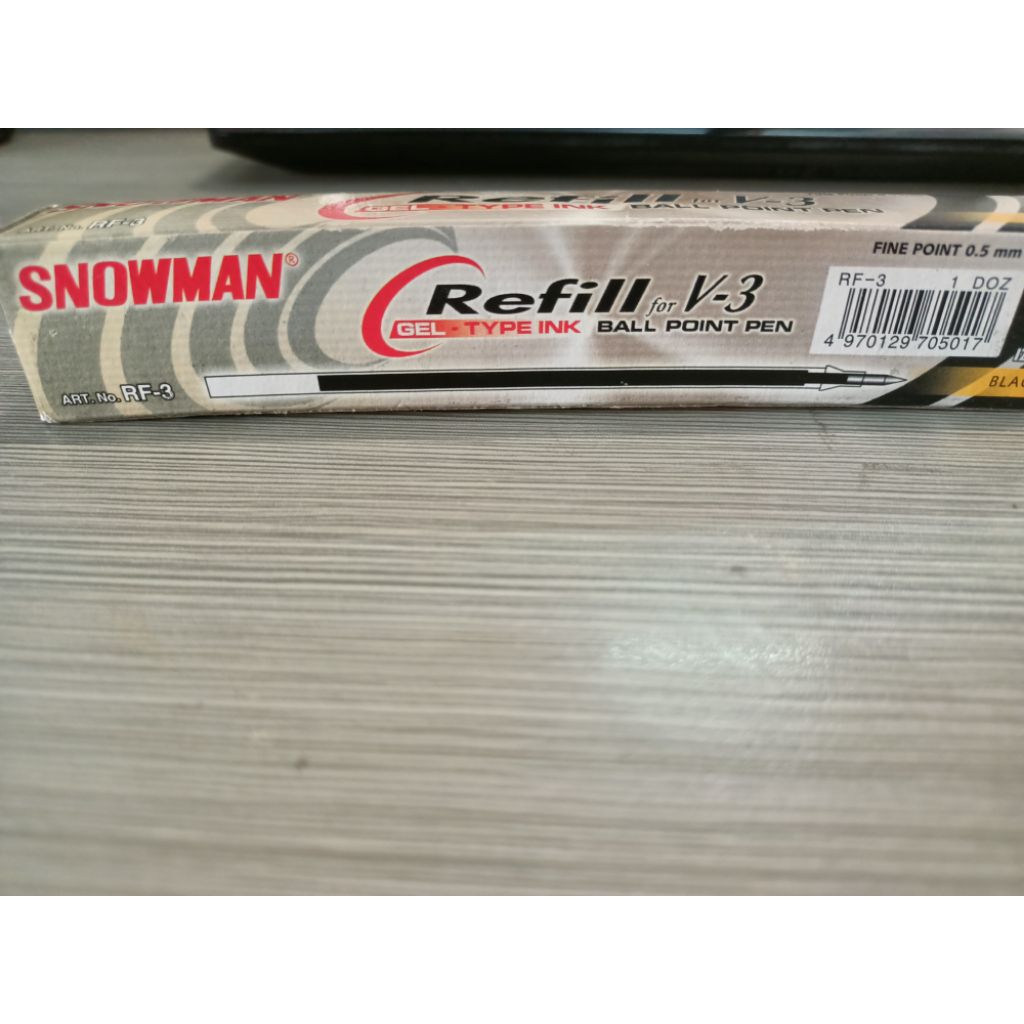 

Refill Snowman V3 Hitam 0.5 mm murah ori ecer