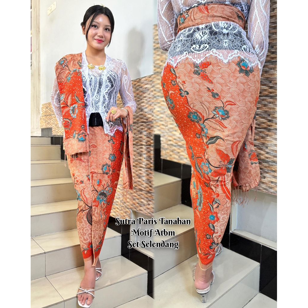 kain Kamen batik rembang set selendang