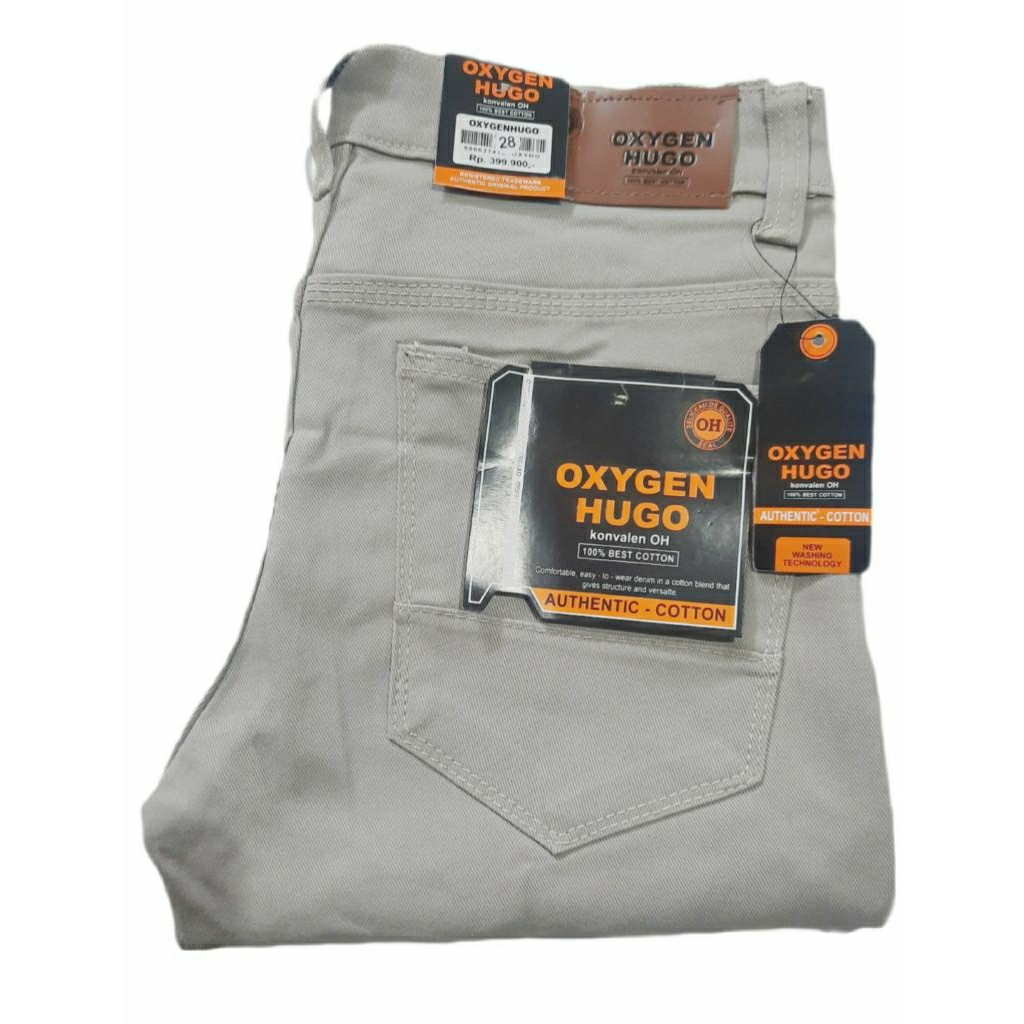 Celana Panjang Cowok  Hugo Oxygen 100% Best Catton Slim Fit