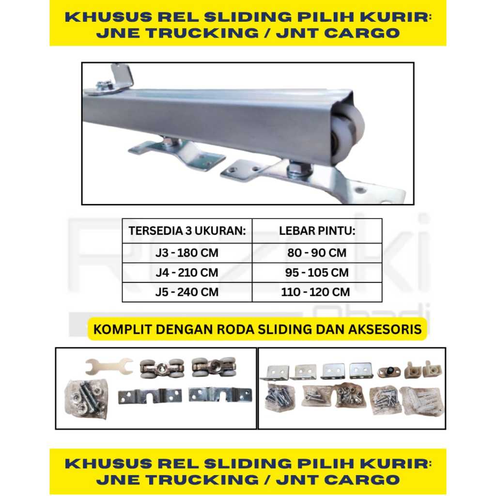 Rel Pintu Sliding - Rel Pintu Geser