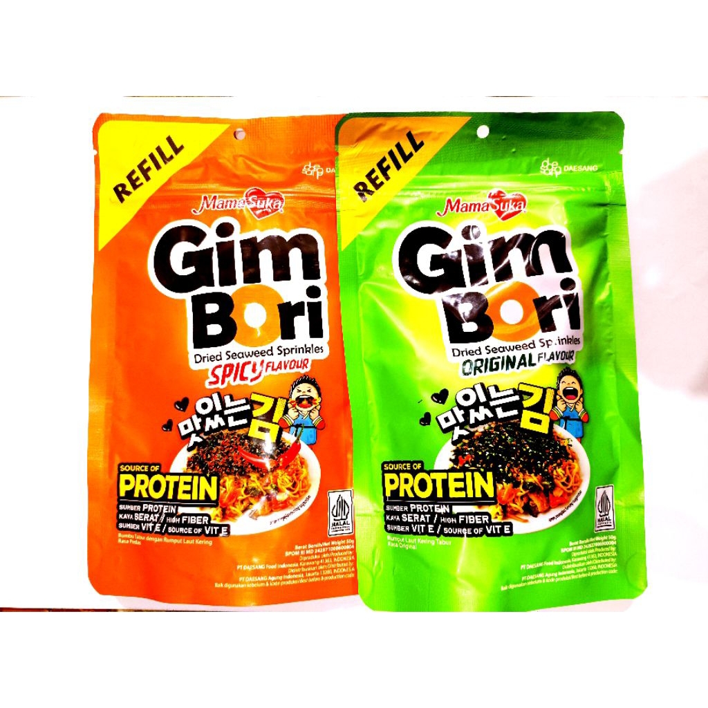 

MamaSuka GIM BORI 50 Gr Rumput Laut Kering Tabur Mama Suka Gimbori - Beli Banyak = Makin Murah!!!