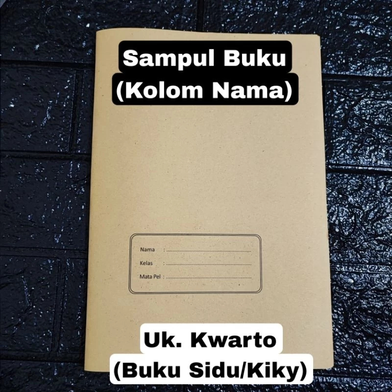 

Sampul Coklat Ukuran Kwarto Nama per pack isi 20 lembar