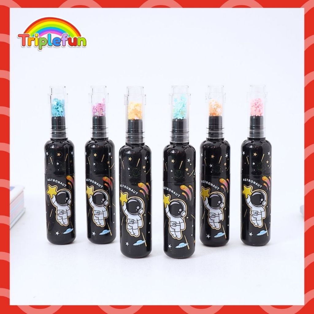 

Highlighter 3D Duole DL-2028A Astronot Textliner Penanda Halaman Buku Warna warni Lucu