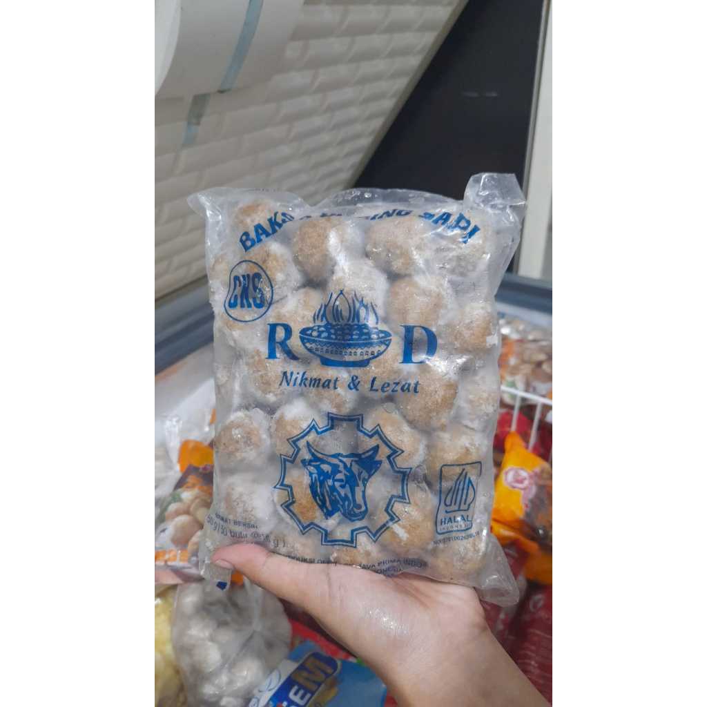 

Baso sapi RD biru 50S 750gr isi 50