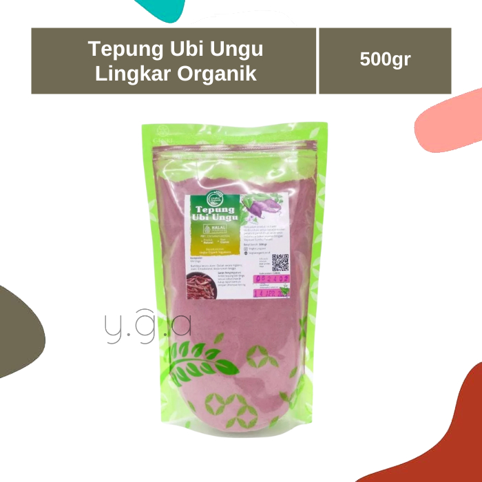 

Tepung Ubi Ungu Lingkar Organik 500gr Gluten Free / MPASI / Purple Sweet Potato Flour