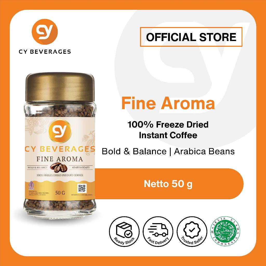 

CY Fine Aroma Freeze Dried Instant Coffee 50g - Kopi Instan