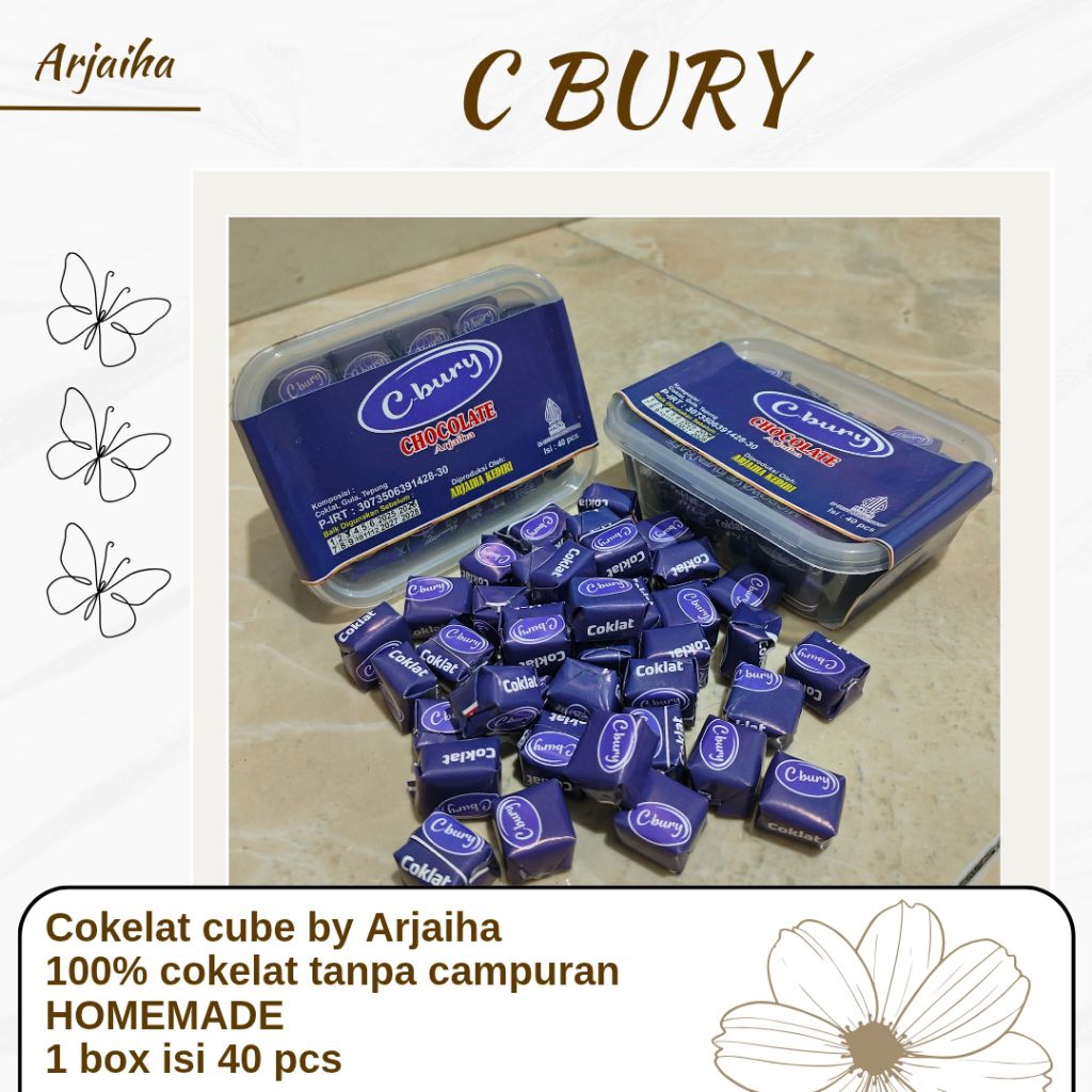 

Cokelat Cube C'BURY Isi 40 Pcs / Cokelat Kubus / Cokelat 1 Box