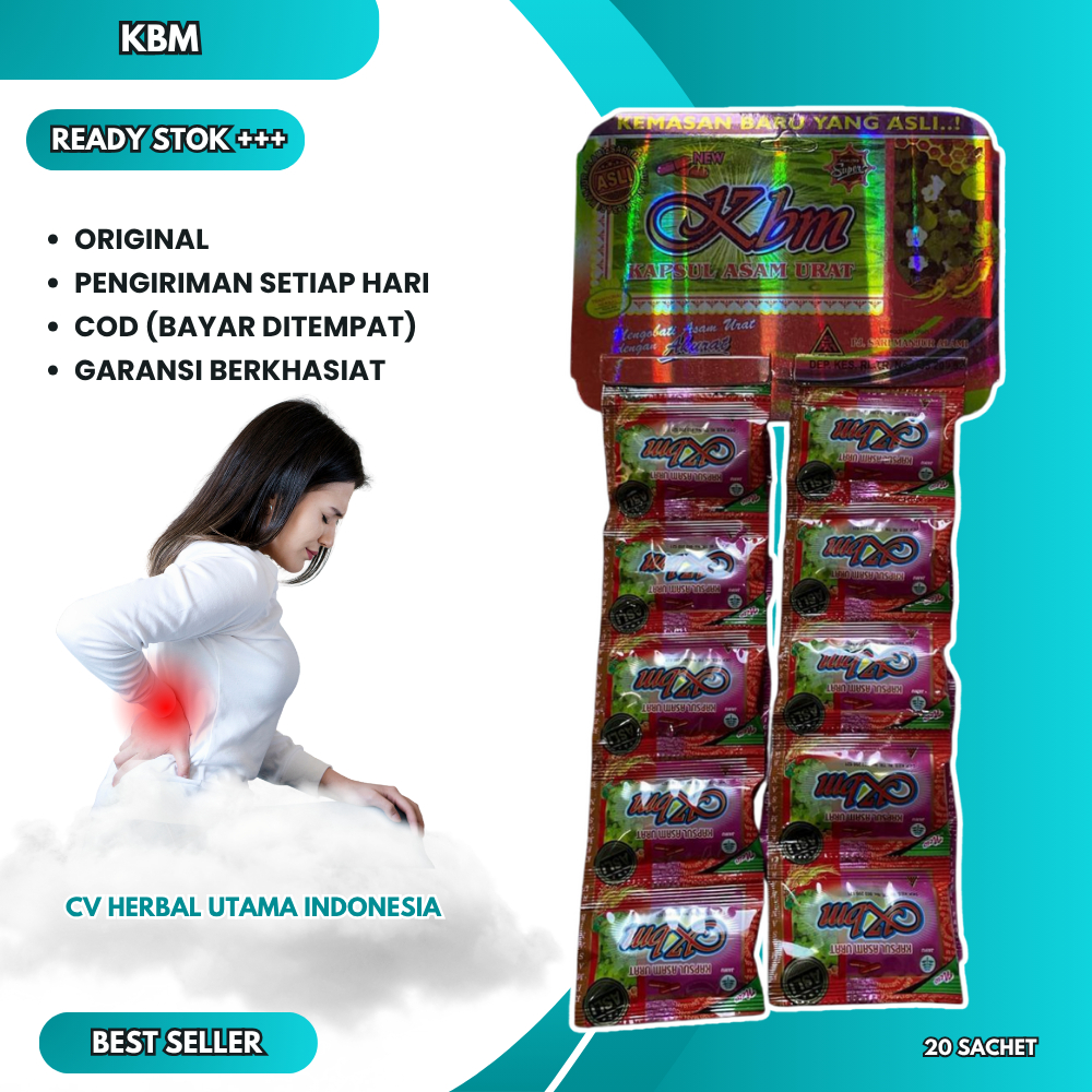 

Kapsul KBM 1 Hanger Isi 20 Sachet Original Asli
