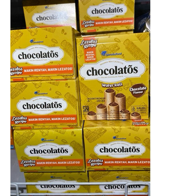 

Gery Chocolatos Wafer Roll isi 24pcs MAMMA MIA LEZATOS