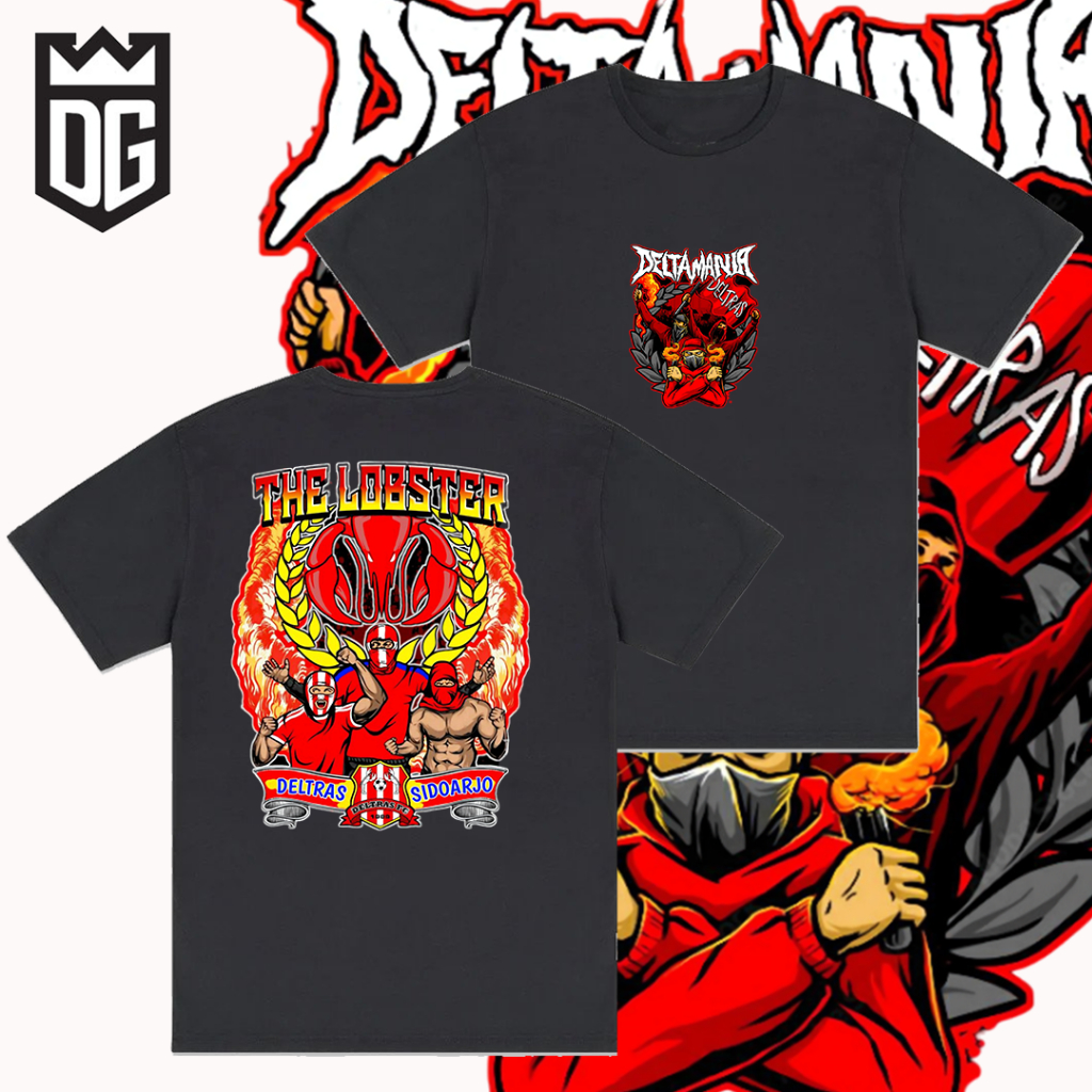 Kaos Supoerter Bola Deltras Sidoarjo Deltras mania