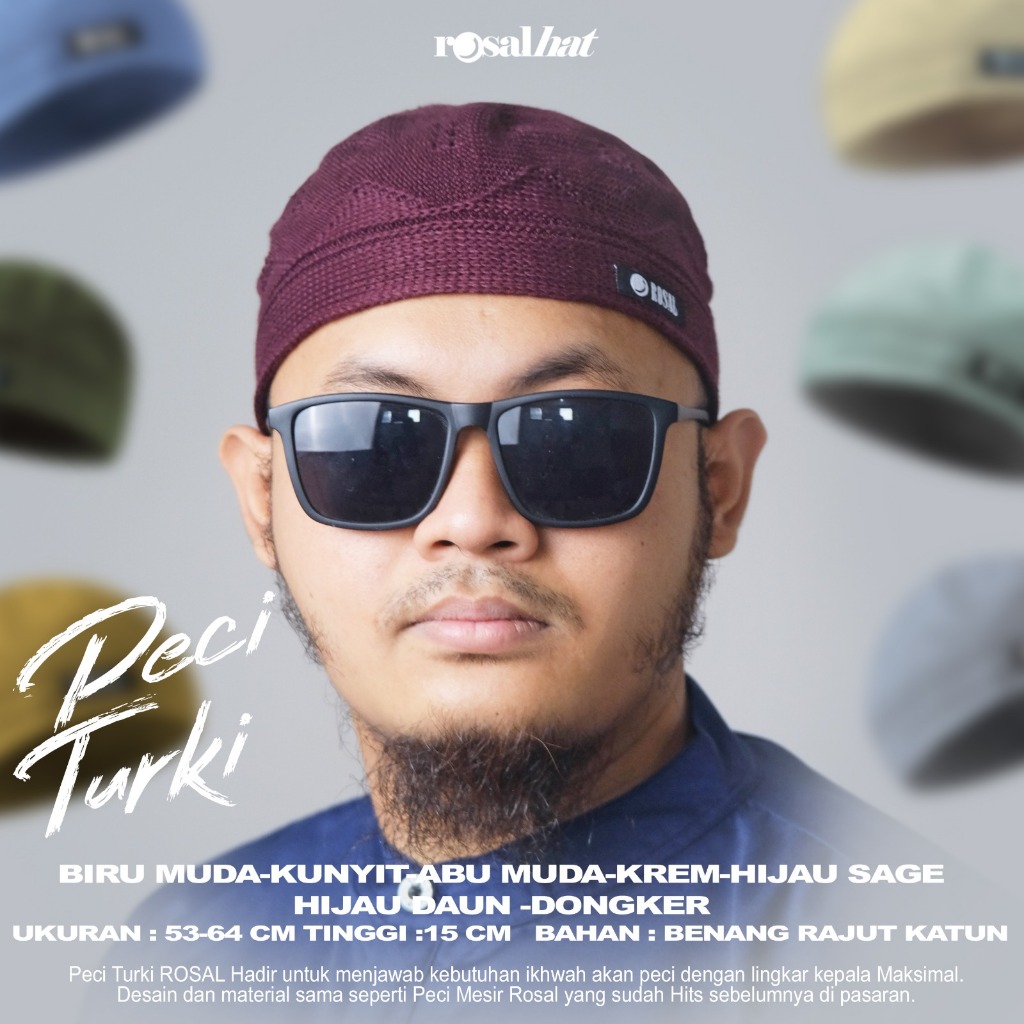 PECI HAJI TURKI ROSAL PUTIH ORIGINAL PREMIUM POLOS / PECI MURAH KEREN TEBAL