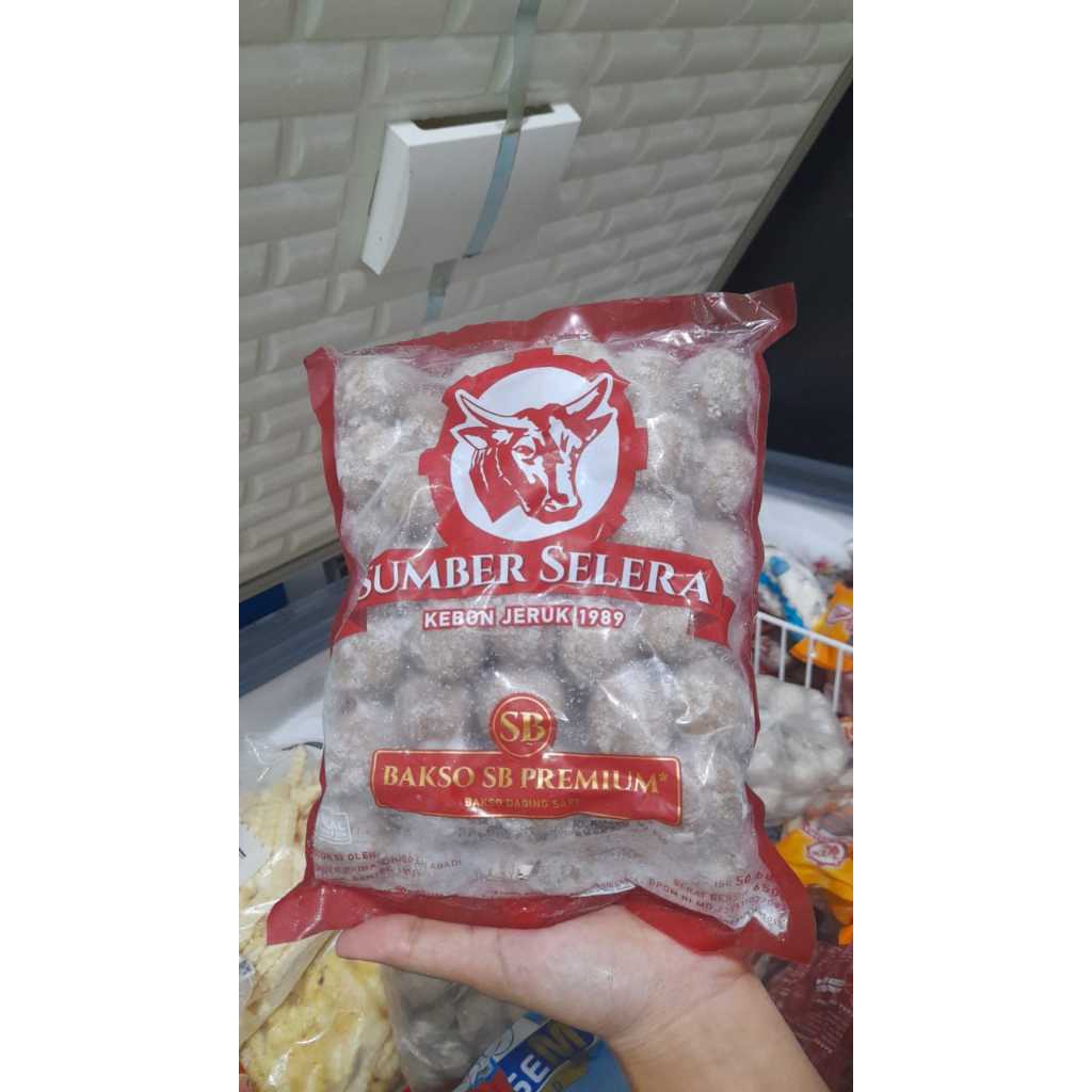 

Sumber selera bakso sapi premium 50S 650gr