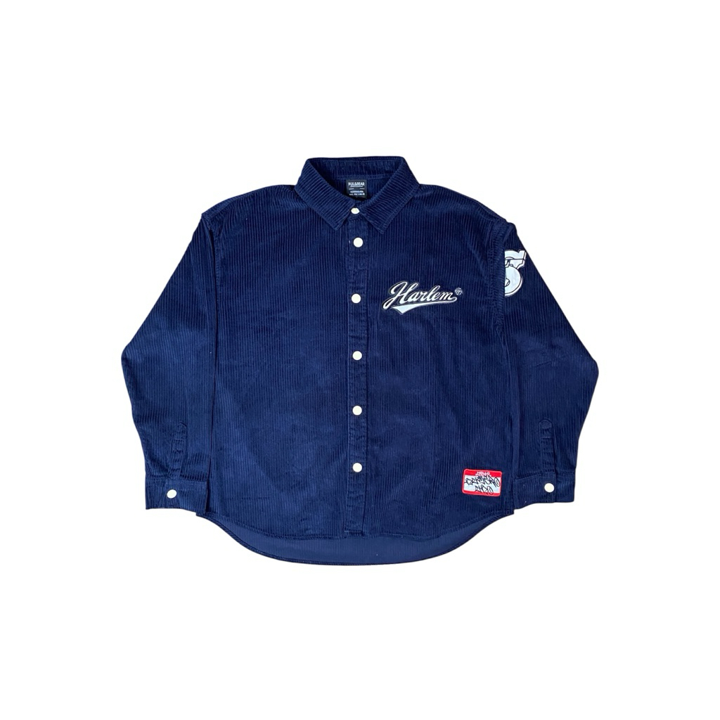 Kemeja Corduroy Varsity Style Unisex