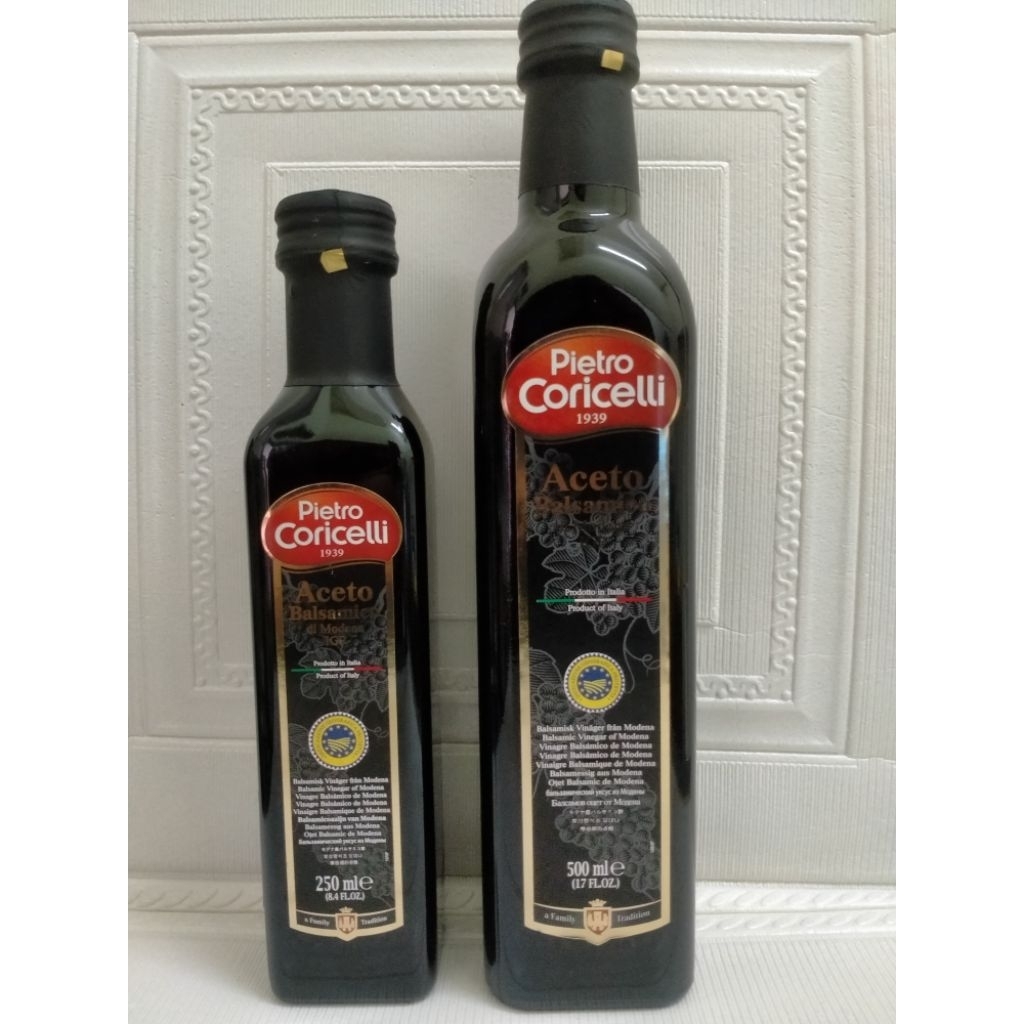 

Pietro Coricelli Balsamic Vinegar of Modena / Cuka anggur berkualitas tinggi Product of italy