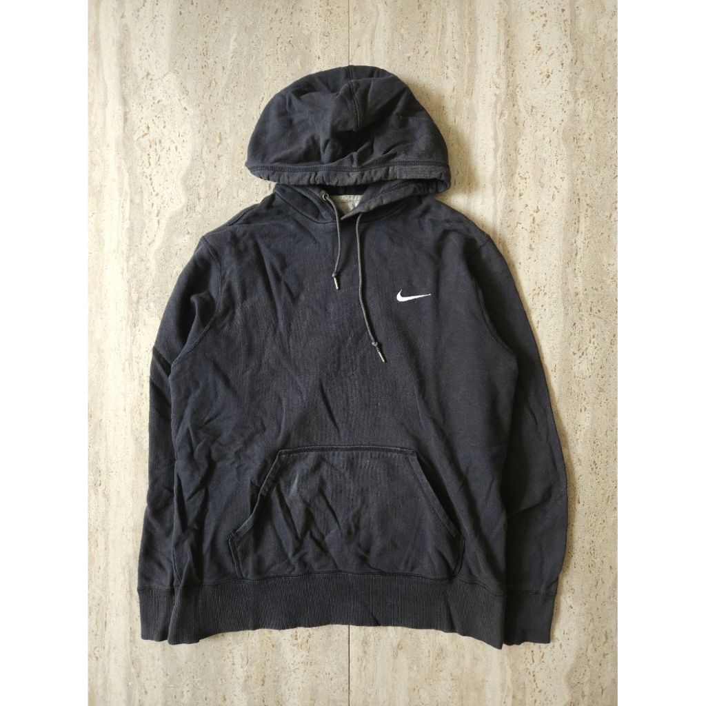 Hoodie Black Nike Small Swoosh Logo