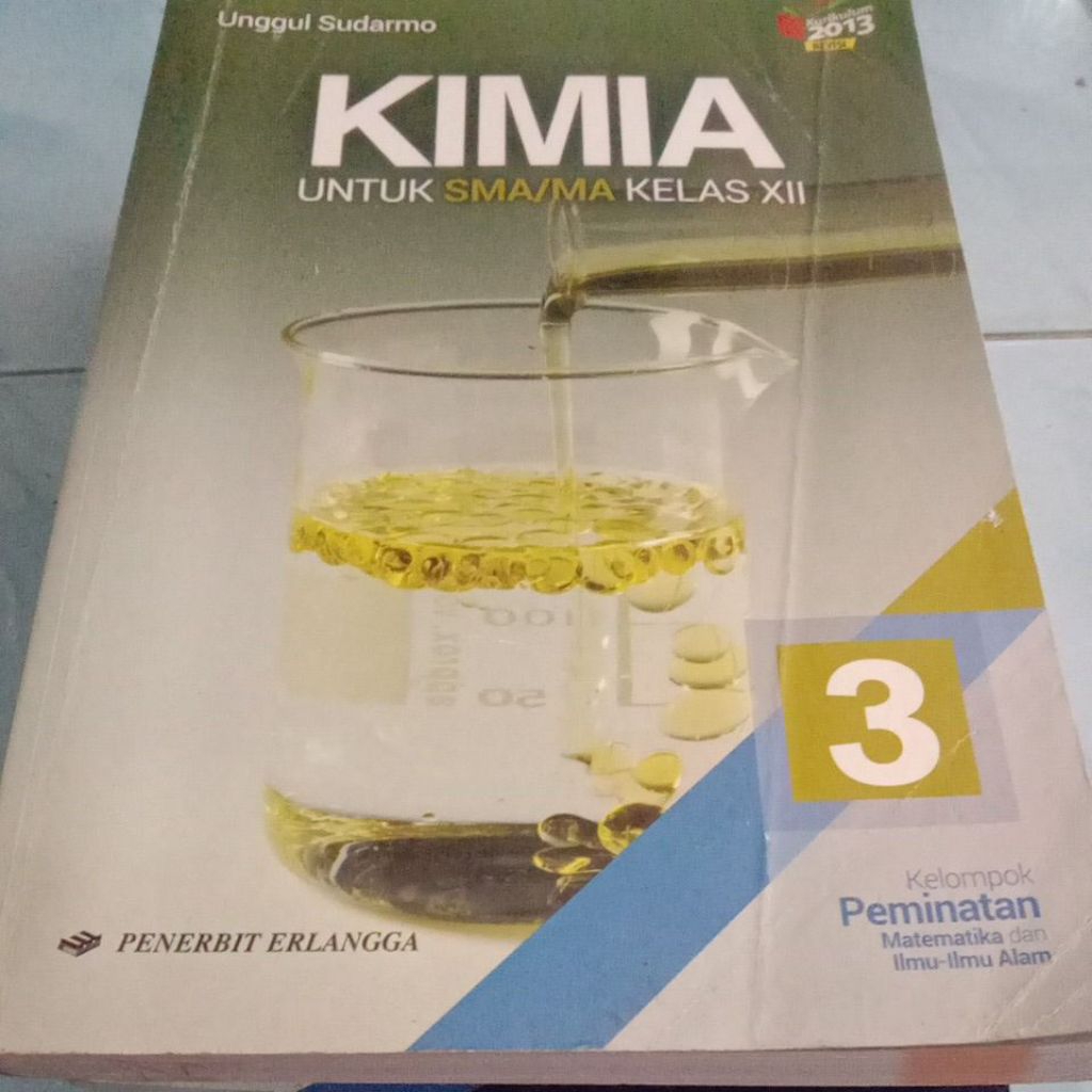 BUKU KIMIA SMA MA KELAS XII ERLANGGA
