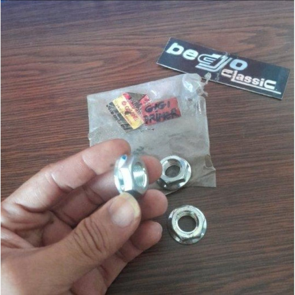 mur baut gigi primary primer kruk as kanan kopling YAMAHA RXZ RZR RXK RX KING RXS SPESIAL YT115 RX10