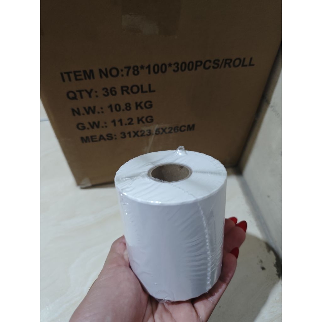 

Kertas Thermal Tebal Anti Air 78*100 300pcs Ecer