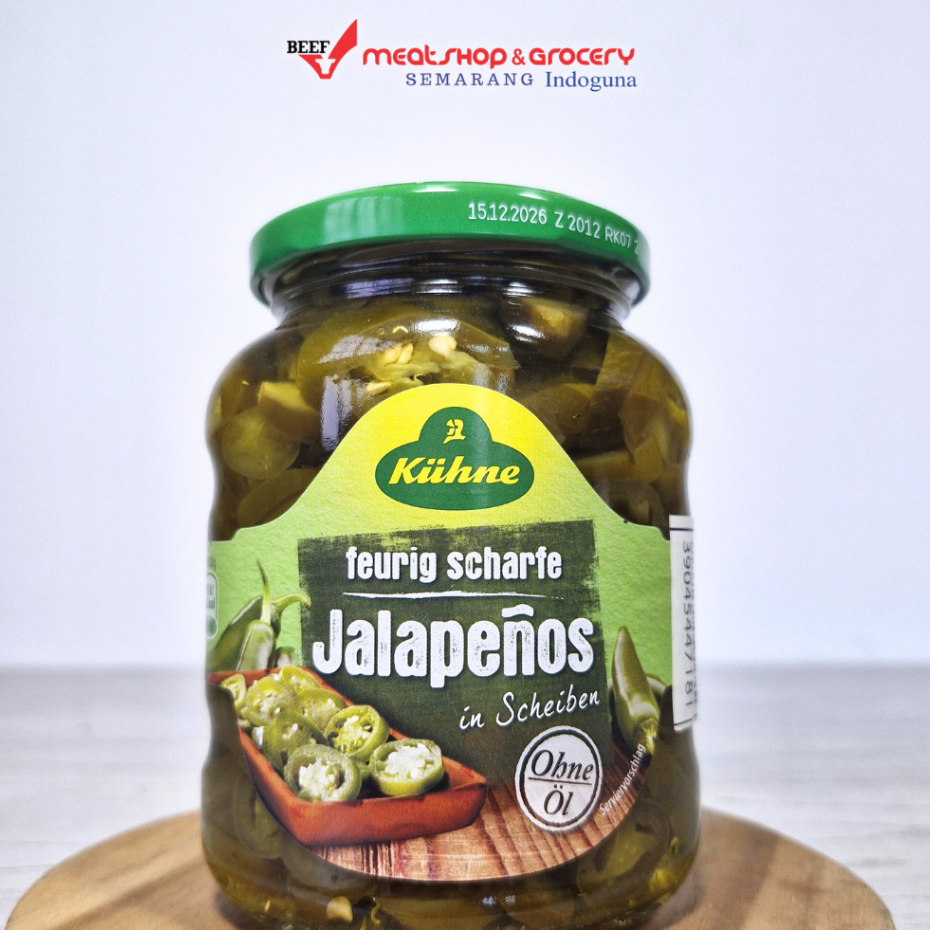

KUHNE JALAPENO PEPPERS PICKLED MARINES 375 ML