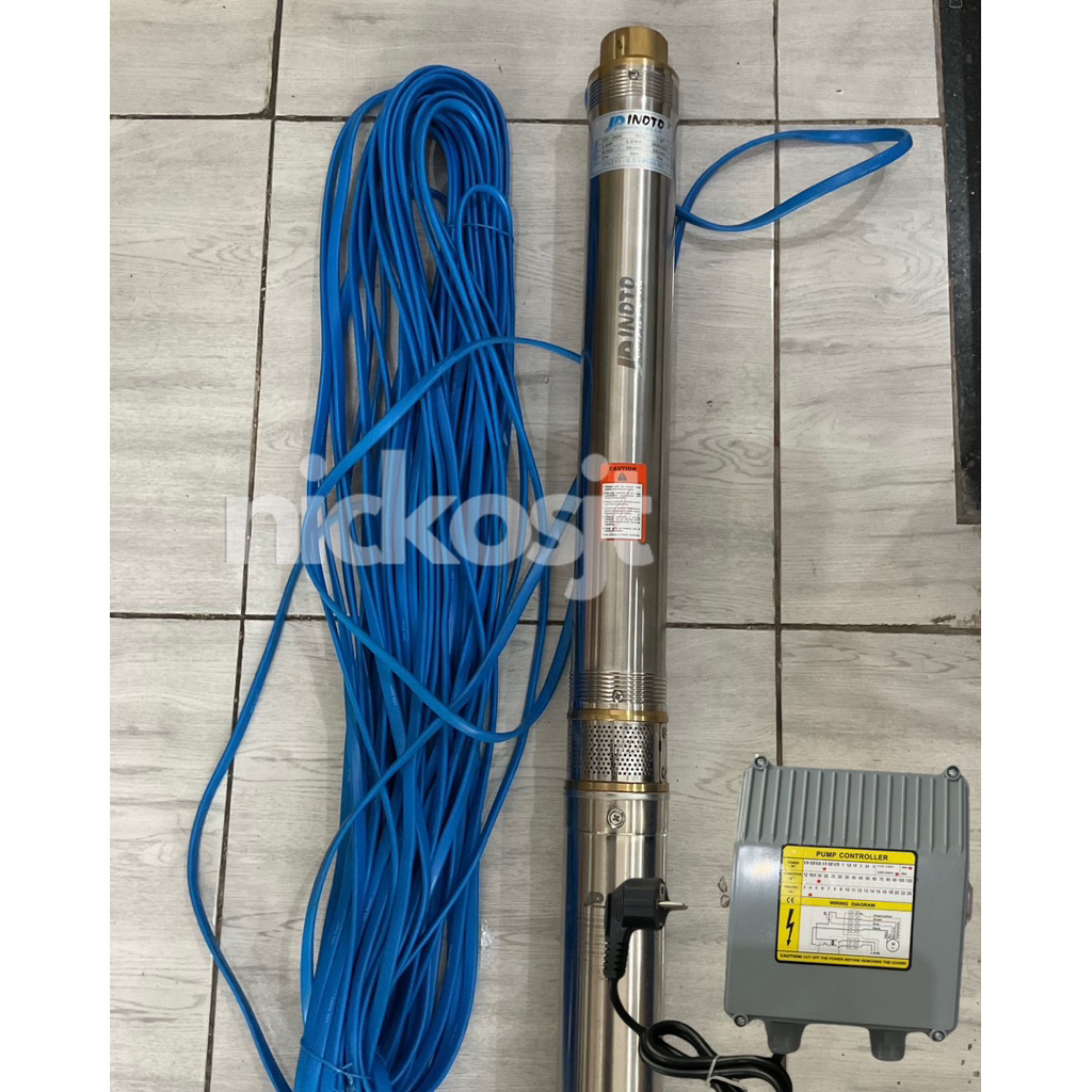 Pompa Submersibel Sibel Pompa celup Inoto 3 in 0,5hp + Kabel 40m 0.5hp 0.5 hp pk setengah 1/2 hp